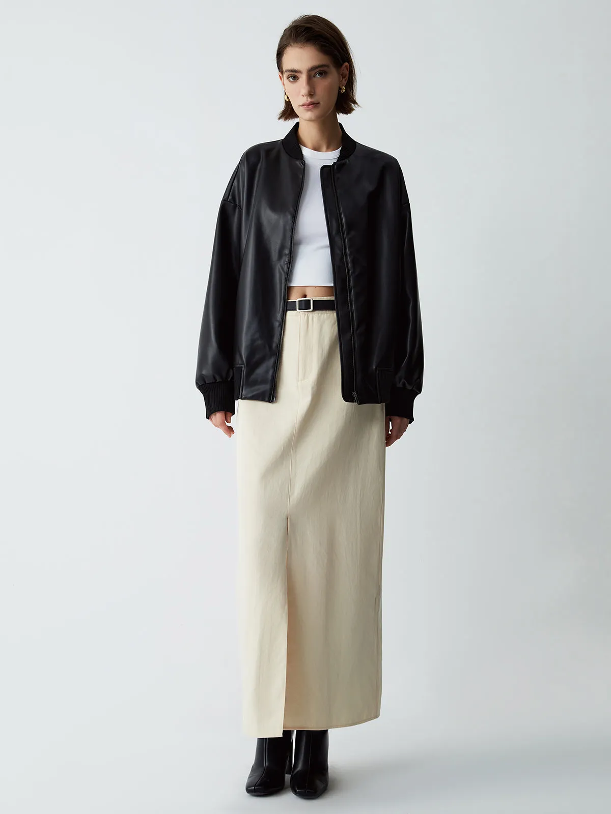 Toleet-Winter and Autumn Outfits Christmas/Thanksgiving_Essential Charming Leather Jacket