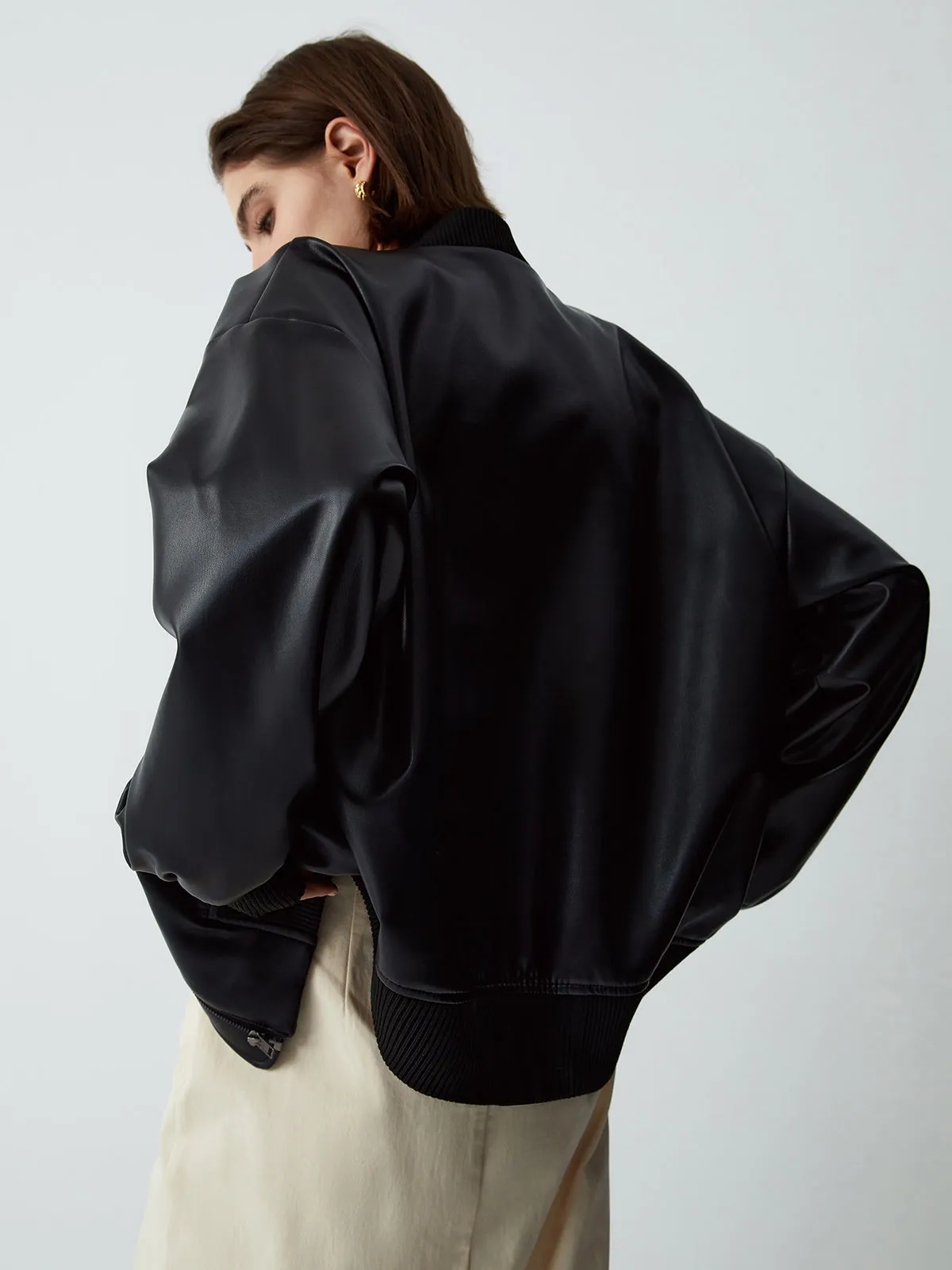Toleet-Winter and Autumn Outfits Christmas/Thanksgiving_Essential Charming Leather Jacket