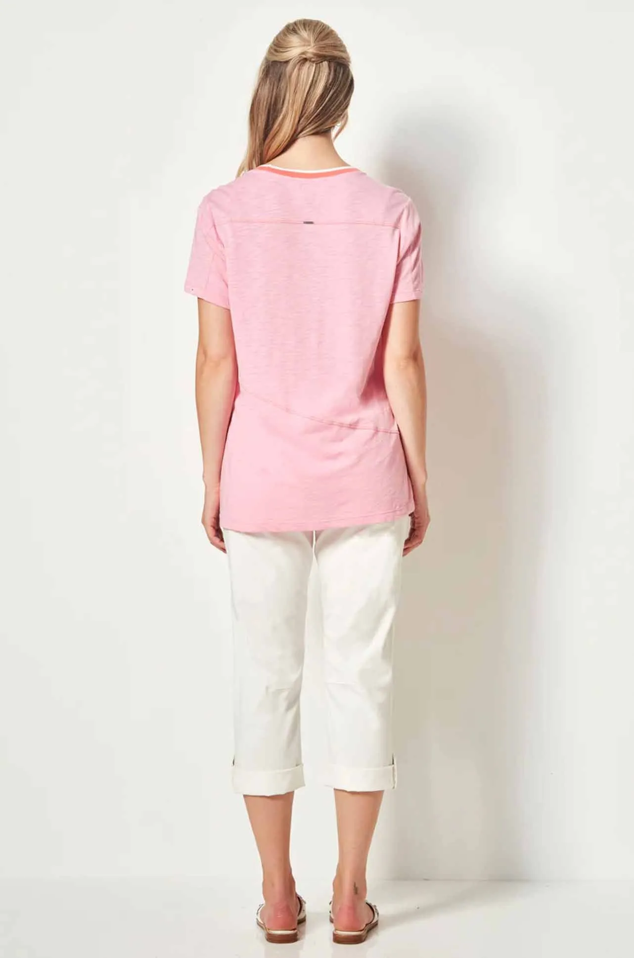 Verge - Reserve Capri Pant in White