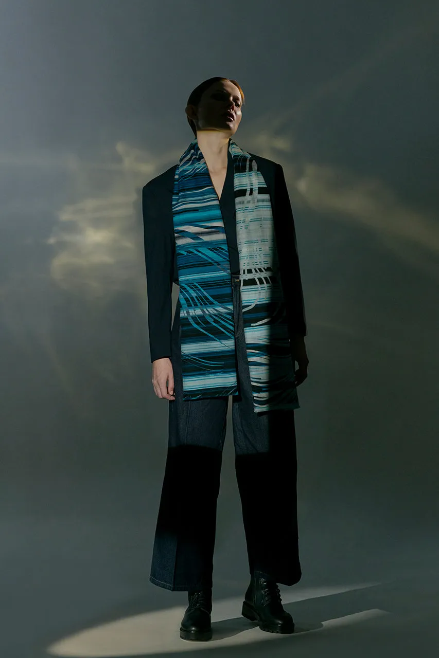 WAVE SONG ICON PURE WOOL SCARF